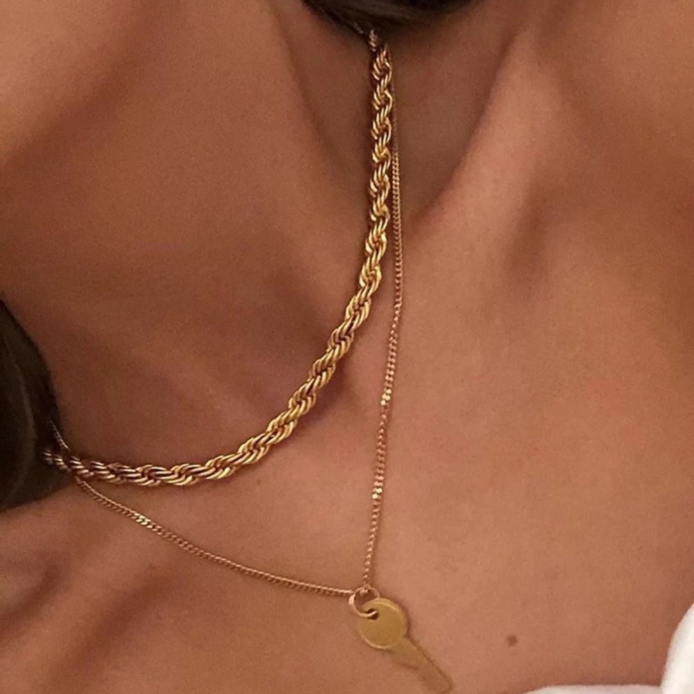 Re-stocked 6mm Rope Chain necklace - Picture 3 of 6